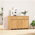 vidaXL Dressoir Drammen Bruin 114 x 43 x 75.5 cm Massief grenenhout