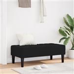 vidaXL Bank Zwart 113 x 57 x 39 cm Fluweel