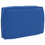 vidaXL Palletkussen voor rugleuning koningsblauw 60 x 40 x 12 cm