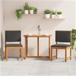 vidaXL Tuinstoel 2 pcs Bruin 50 x 50 x 91cm Massief acaciahout