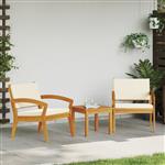 vidaXL Tuinstoel 2 pcs Bruin Massief acaciahout