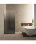 Inloopdouche Links Wiesbaden Less 120x200 cm 8 mm Nano Spiegelrook- naar Helder Glas Geborsteld Mess
