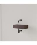 Fontein Gliss Design Nano 36x18x9 cm Zonder Kraangat Rechts Choco Bruin