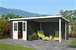 Blokhut met overkapping Sunniva 570x275 vuren