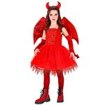 Halloween Kostuum Rood Meisje Duicel 6 delig