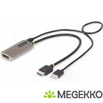 StarTech.com 30cm HDMI naar DisplayPort Adapter Kabel, 8K 60Hz, Actieve HDMI 2.1 naar DP 1.4 Video C