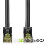 Nedis CAT7 Netwerkkabel S/FTP RJ45 Male RJ45 Male 20 m Snagless Rond Zwart