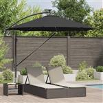 vidaXL Parasol Zwart 294 x 294 x 248 cm Polyester en Aluminium
