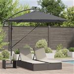 vidaXL Parasol Antraciet 294 x 294 x 248 cm Polyester en Aluminium
