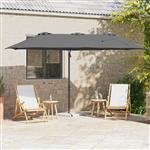vidaXL Tuin Cantilever Parasol Antraciet 372 x 198 x 243 cm