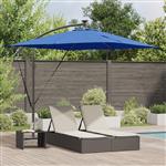 vidaXL Cantilever Banana Parasol Blauw 249 x 249 x 250 cm