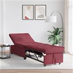 vidaXL Sofa Bed Rood 194 x 67 x 37 cm Stof