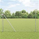 vidaXL Zeskantig hekwerk Zilver 1.6 x 10 m Gegalvaniseerd staal