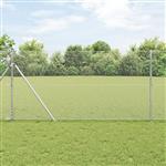 vidaXL Zeskantig hekwerk Zilver 1 x 10 m Gegalvaniseerd staal