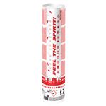 Gekleurde Confetti Kanon Rood Wit 28cm