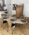 6 retro eetkamer stoelen