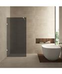 Inloopdouche Wiesbaden Less 80x200 cm 8 mm Nano Rookglas Mat Wit