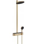 Hansgrohe Pulsify S Showerpipe 2jet EcoSmart met ShowetTablet Select 400, Brushed Bronze
