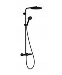 Hansgrohe Pulsify S Puro Showerpipe 260 1jet EcoSmart met thermostaat en handdouche 3jet, mat zwart