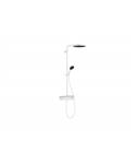 Hansgrohe Pulsify S Showerpipe 260 1jet EcoSmart met ShowerTablet Select 400, mat wit