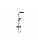 Hansgrohe Pulsify S Showerpipe 260 1jet EcoSmart met ShowerTablet Select 400, mat zwart