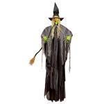 Halloween Pop Heks Met Licht En Geluid 2,4m
