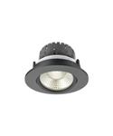 Inbouwspot Artdelight Austin 1 Lichts Rond LED 2700K Dimbaar Zwart