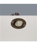Inbouwspot Artdelight Venice 1 Lichts Small LED 2700K Dimbaar Mat Staal
