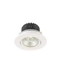 Inbouwspot Artdelight Austin 1 Lichts Rond LED 2700K Dimbaar Wit