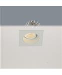 Inbouwspot Artdelight Venice 1 Lichts Large Vierkant LED 2700K Dimbaar Wit