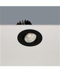 Inbouwspot Artdelight Venice 1 Lichts Small LED 2700K Dimbaar Zwart