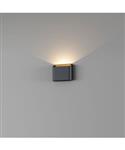 Wandlamp Artdelight Diaz 1 Lichts LED 2700K Dimbaar Zwart/Mat Goud