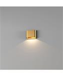 Wandlamp Artdelight Diaz 1 Lichts LED 2700K Dimbaar Warm Goud