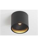 Opbouwspot Artdelight Ormond 1 Lichts LED 2700K Dimbaar Zwart