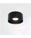 Opbouwspot Artdelight Oran 1 Lichts LED 2700K Dimbaar Zwart