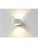 Wandlamp Artdelight Hudson 2 Lichts LED 2700K Dimbaar Wit