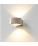 Wandlamp Artdelight Hudson 2 Lichts LED 2700K Dimbaar Champagne
