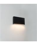 Wandlamp Artdelight BOX 1 Lichts LED 2700K Dimbaar Zwart