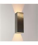 Wandlamp Artdelight Vegas 2 Lichts Large LED 2700K Dimbaar Aluminium