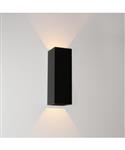 Wandlamp Artdelight Vegas 2 Lichts Small LED 2700K Dimbaar Zwart