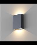 Wandlamp Artdelight Memphis 2 Lichts LED 2700K Dimbaar Zwart/Mat Goud