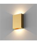 Wandlamp Artdelight Memphis 2 Lichts LED 2700K Dimbaar Warm Goud