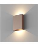 Wandlamp Artdelight Memphis 2 Lichts LED 2700K Dimbaar Geborsteld Brons