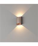 Wandlamp Artdelight Diaz 2 Lichts Small LED 2700K Dimbaar Geborsteld Brons