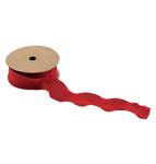 Rood Lint Rimpel 4Cm 10m