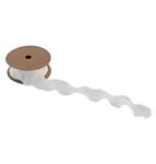 Witte Lint Rimpel 4Cm 10m