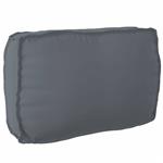 vidaXL Palletkussen voor rugleuning Antraciet 70 x 40 x 12 cm