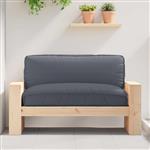 vidaXL Palletkussen voor zitting Antraciet 120 x 80 x 12 cm