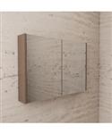 Spiegelkast BWS Riga 100 cm, 2 Deuren Latte
