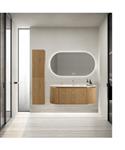 Badkamermeubelset BWS Benthe 1 Lade Greeploos Soft Close 99x42x52,5 cm Naturel Eiken